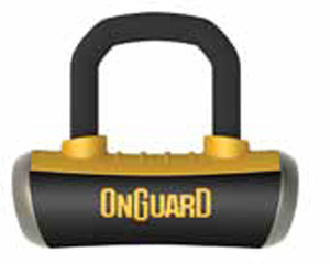 OnGuard 8048 Boxer Disc Lock with Pouch & Reminder Black