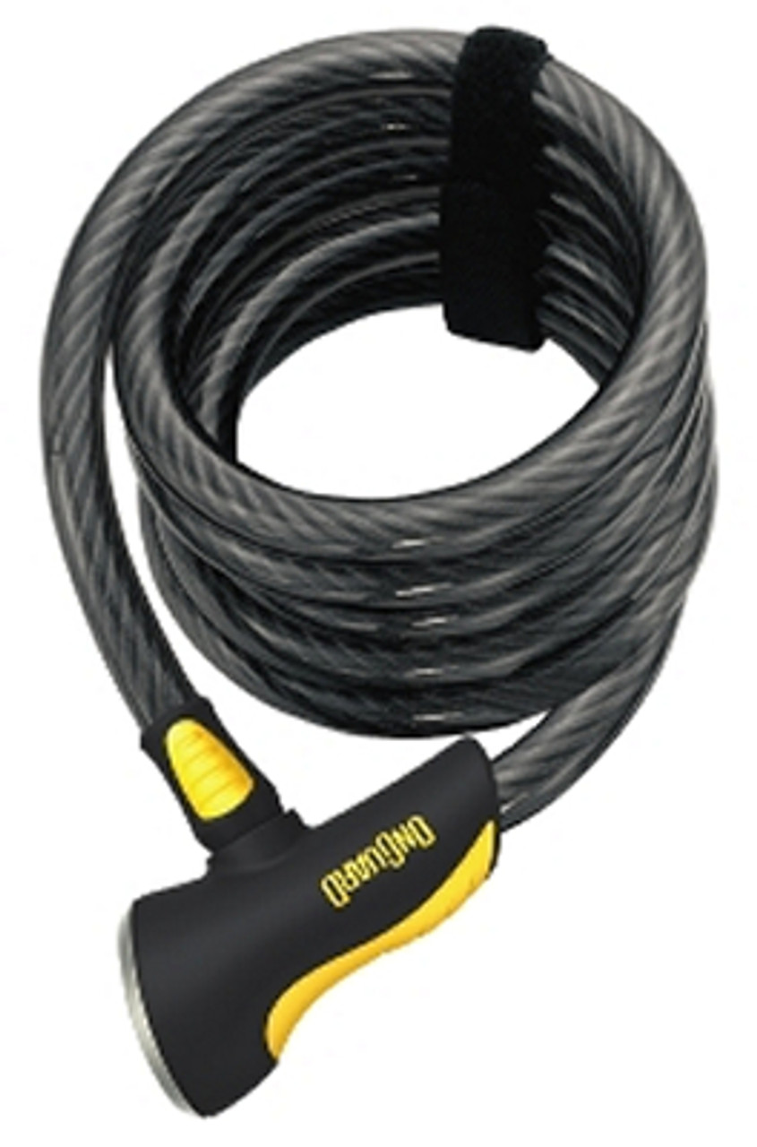 OnGuard 8028 Doberman Coil Cable Lock 6' x 12mm