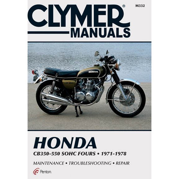 Clymer M332 Service Shop Repair Manual Honda 350-550cc Fours 72-78