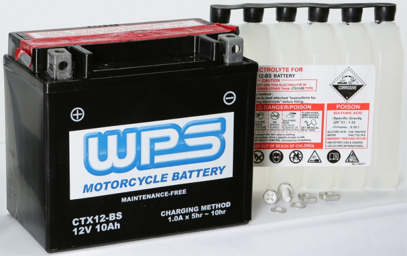 Wps Battery Maint Free Ctx12-Bs - CTX12-BS