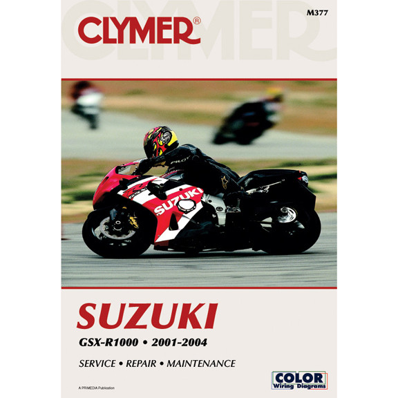 Clymer M377 Service Shop Repair Manual Suzuki GSX-R1000 2001-2004