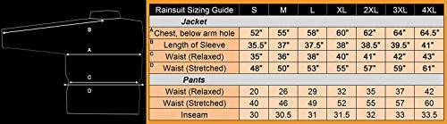 Nelson-Rigg Stormrider Rain Suit Black/Hi-Vis X - SR-6000-HVY-04-XL