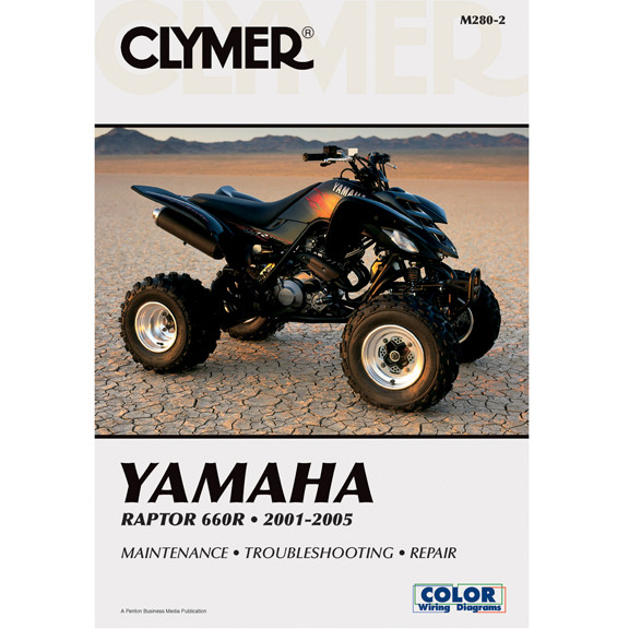 Clymer M280-2 Service Shop Repair Manual Yamaha Raptor 660R 2001-2005