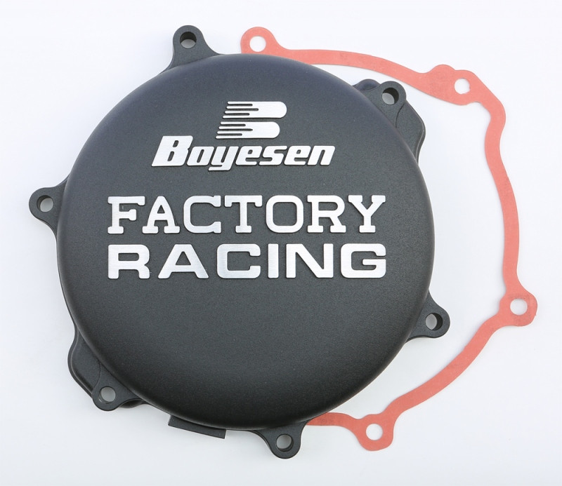 Boyesen Factory Racing Clutch Cover (Black) - CC-33B