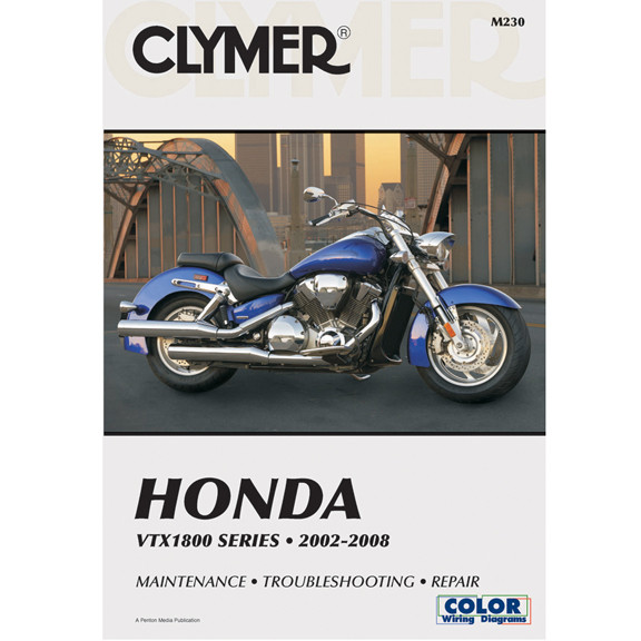 Clymer M230 Service Shop Repair Manual Honda VTX1800 Series 2002-2008