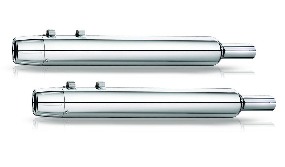 Kerker Slip-On Exhaust 2:2 Chrome HD FLH / FLT 10-14