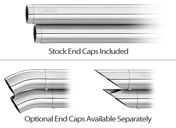 Supertrapp Mean Mothers Full Exhaust Long Chrome HD FXST / FLST 84-11