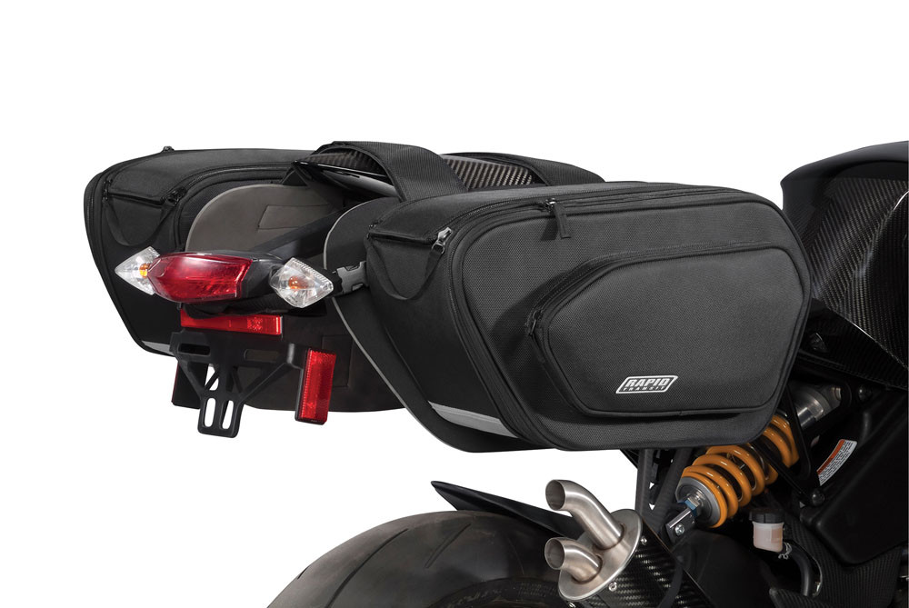 Rapid Transit Commuter Saddlebag Set Black