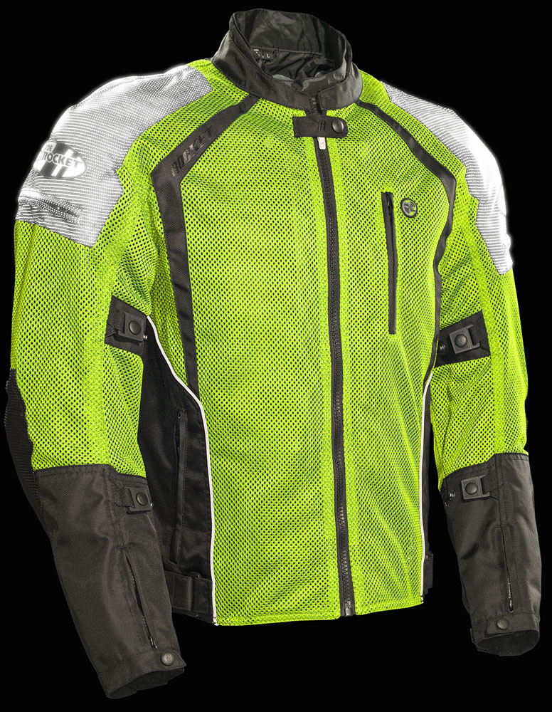 Joe Rocket Phoenix Ion Mesh Jacket Hi-Viz Neon Mens