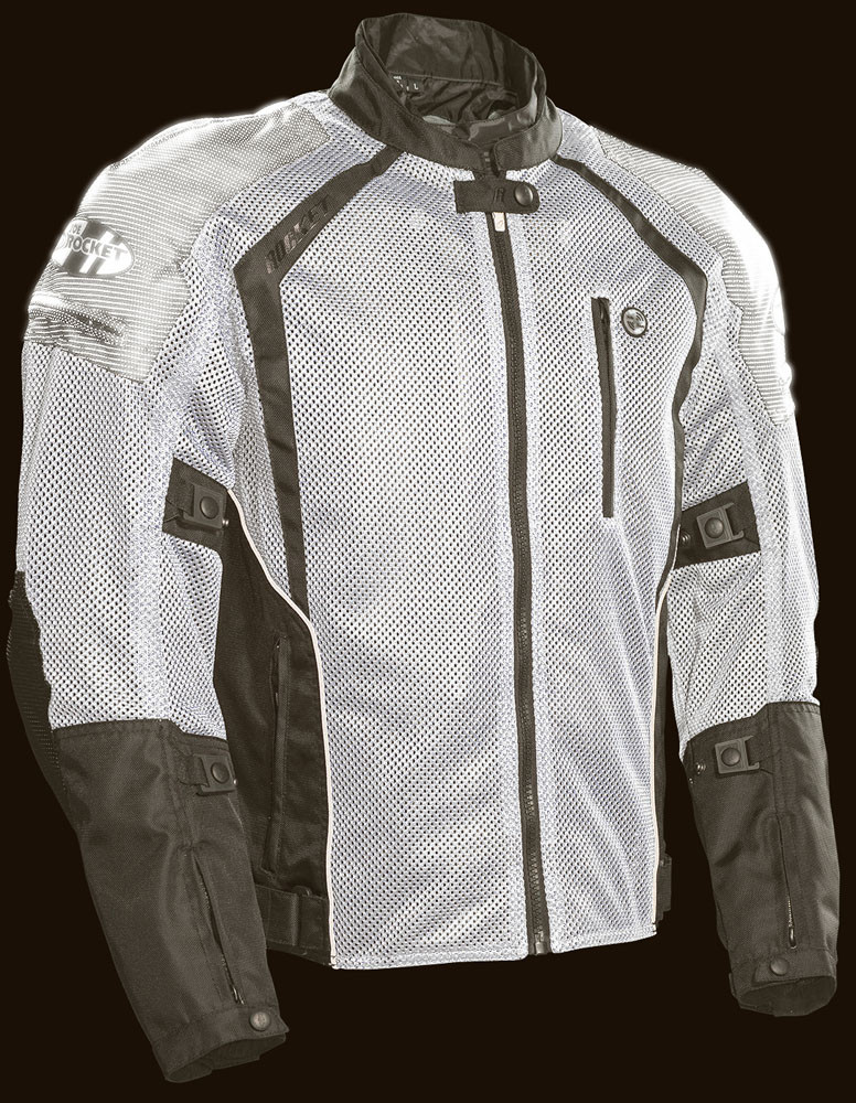 Joe Rocket Phoenix Ion Mesh Jacket White Mens