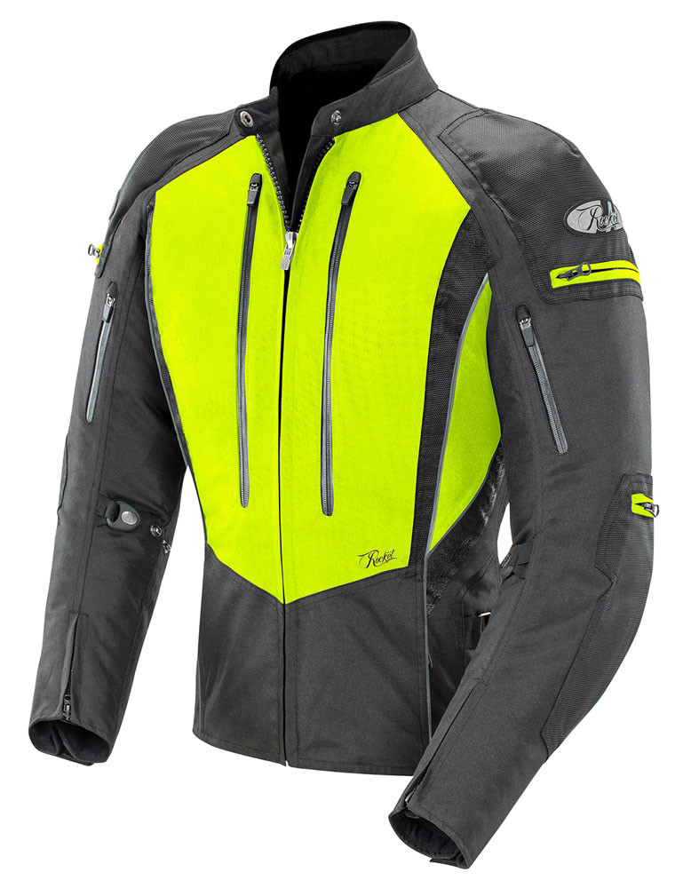 Joe Rocket Atomic 5.0 Jacket HiViz / Black Ladies