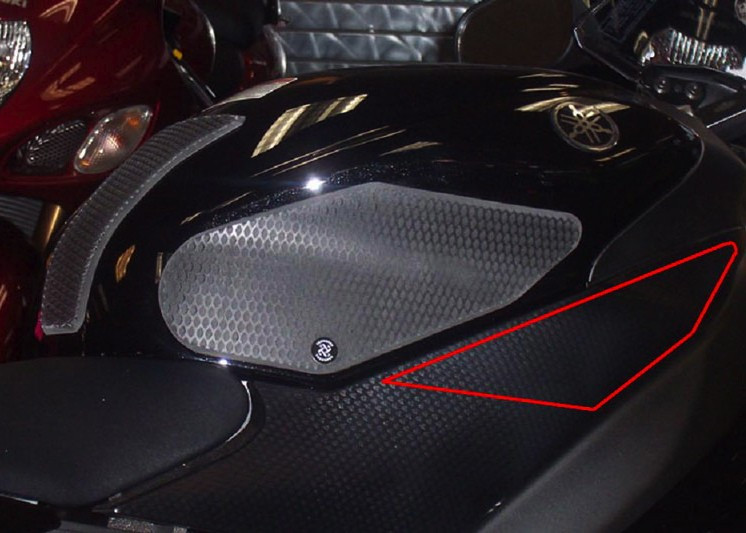 TechSpec Snake Skin Gripster Tank Grip for Yamaha YZF 600 R6 08-16