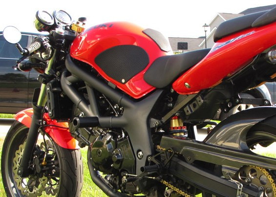 TechSpec Snake Skin Gripster Tank Grip for Suzuki SV650/1000 98-02