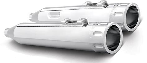 Freedom Freedom 4" Eagle Slip-Ons Chro Me W/Chrome Tip - HD00617