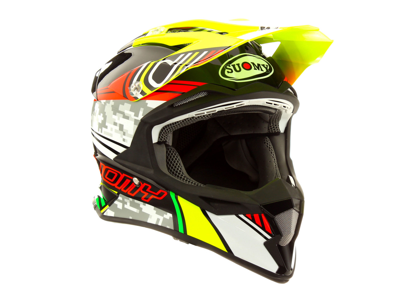 Suomy Carbon Alpha Pixel Helmet - Speed Addicts