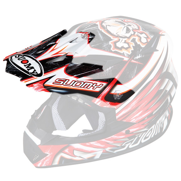 Suomy Rumble Visor Red Eclipse