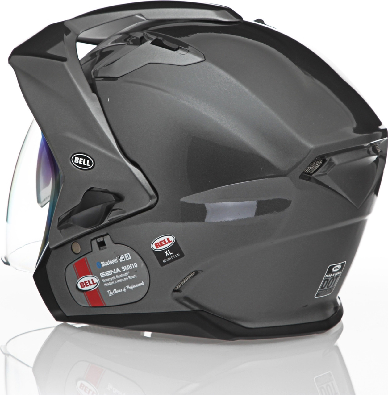 Bell Mag-9 Gloss Titanium Helmet - Speed Addicts