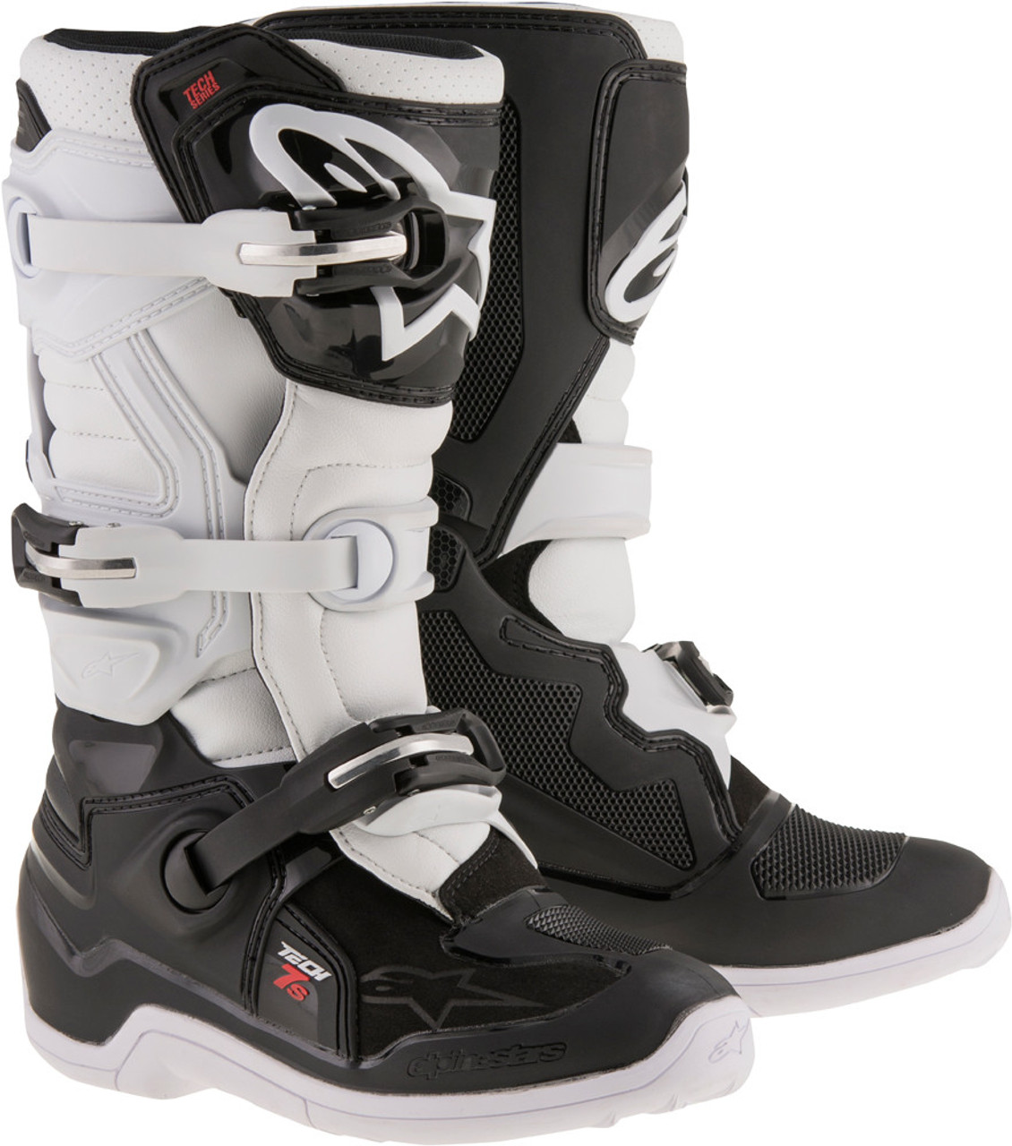 アルパインスターズ TECH7s 24センチ モトクロス　ユース Alpinestars Tech 7S Youth Boots Black White - Speed Addicts