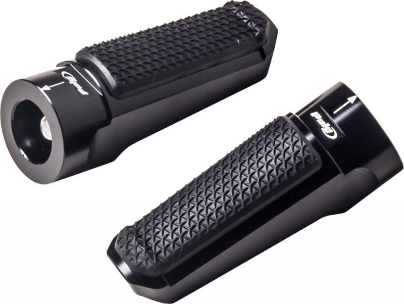 Puig Footpegs Racing Rubber Black - 7318N