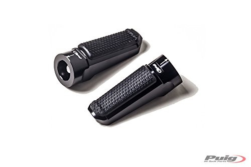 Puig Footpegs Racing Rubber Black - 7318N