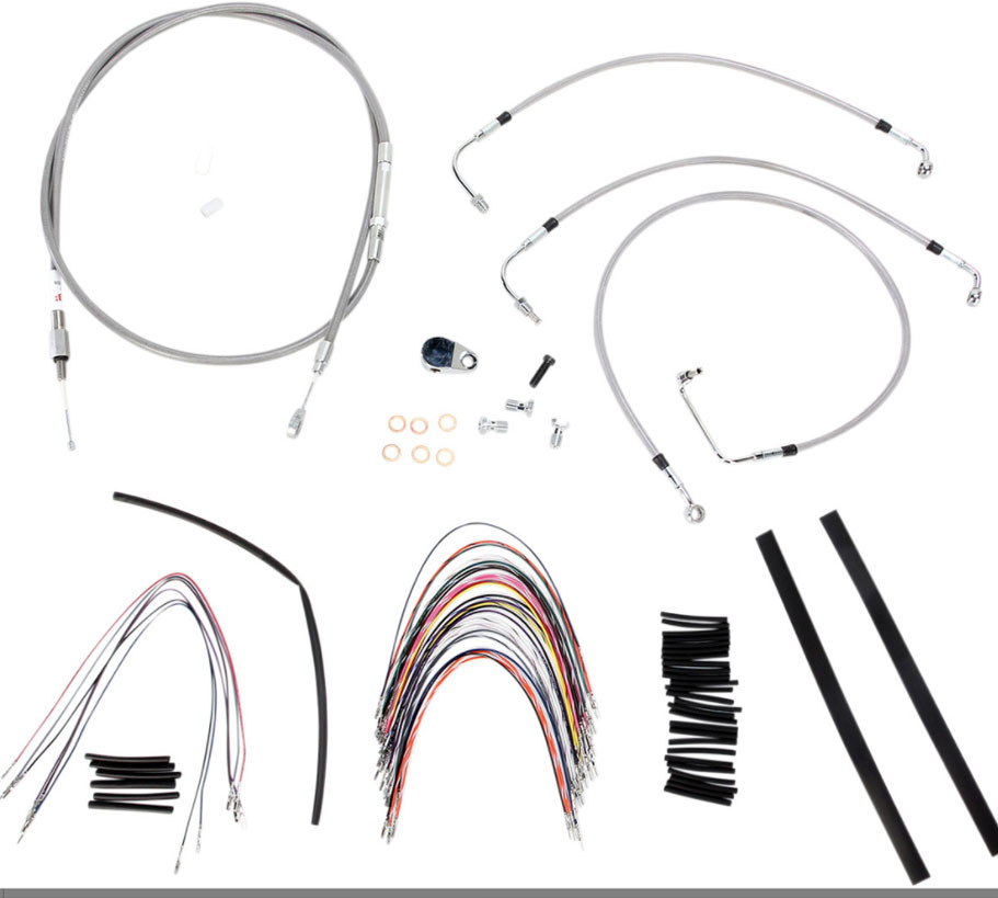 Burly Control Cable Kit Stainless 16" Bars (B30-1092)