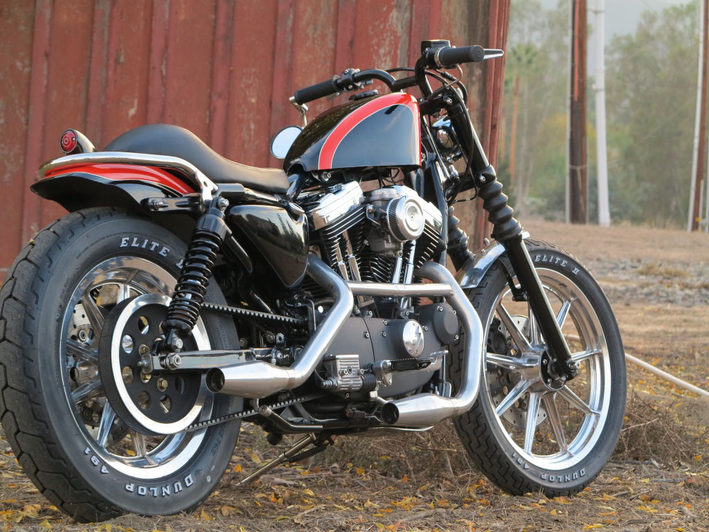 Progressive Suspension 444 Harley Shocks 13.5" Black - 444-4074B