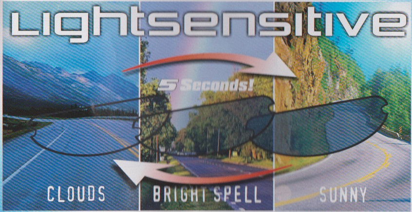 Pro Grip 3000 Helmet Shield Fog Insert Light Sensitive