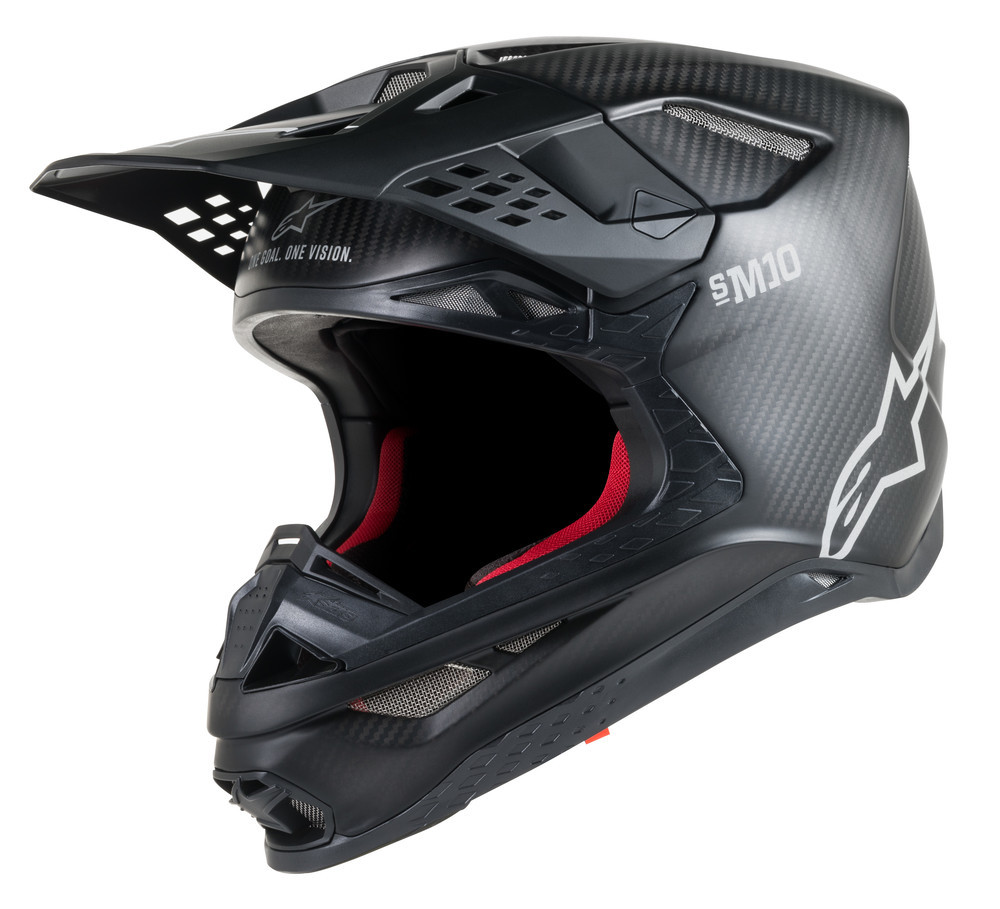 Alpinestars Supertech M10 Black Carbon Helmet