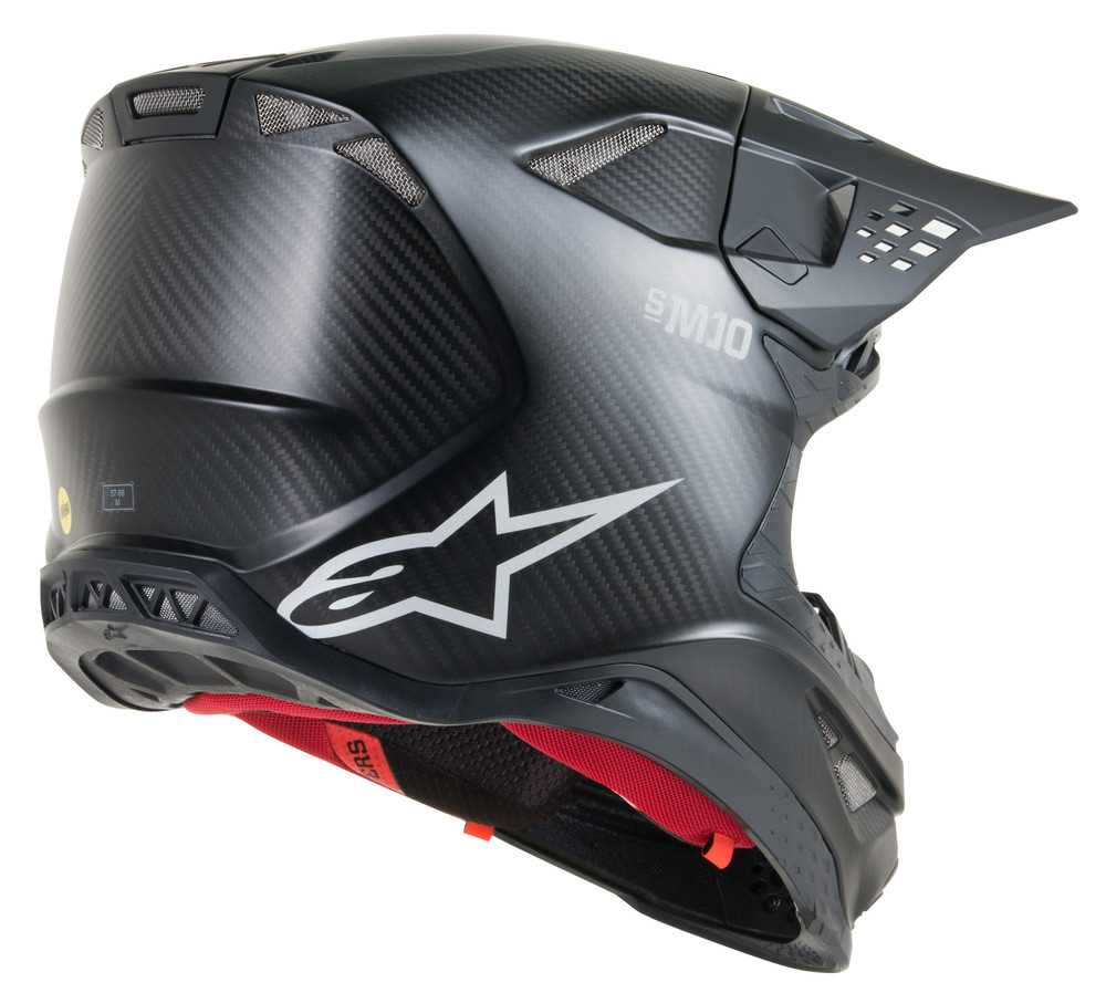 Alpinestars Supertech M10 Black Carbon Helmet