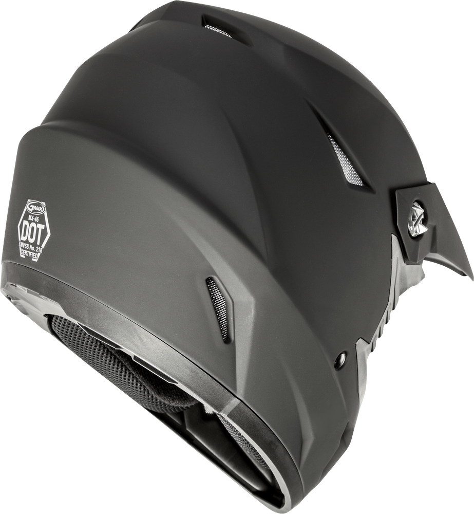 Gmax MX-46 Youth Solid Helmet Matte Black