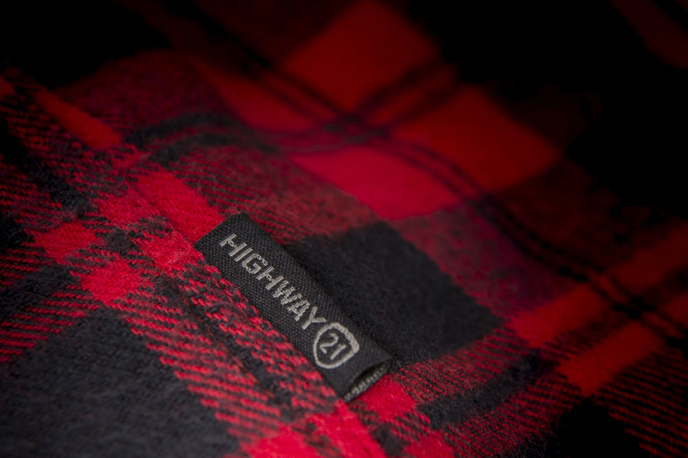 Highway 21 Marksman Riding Flannel Black Red
