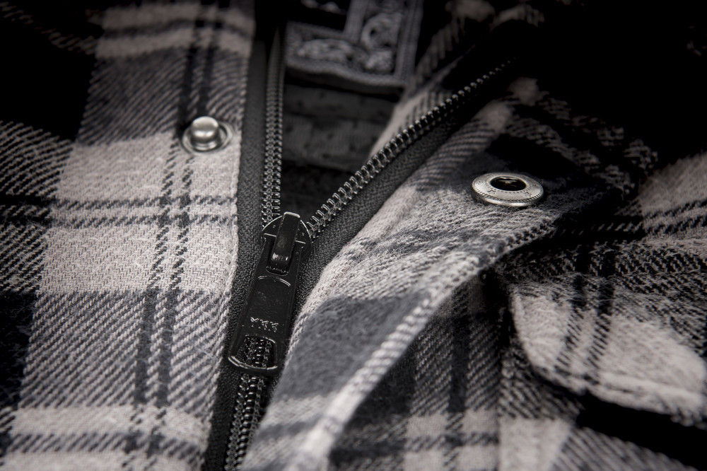 Highway 21 Marksman Riding Flannel Black Grey