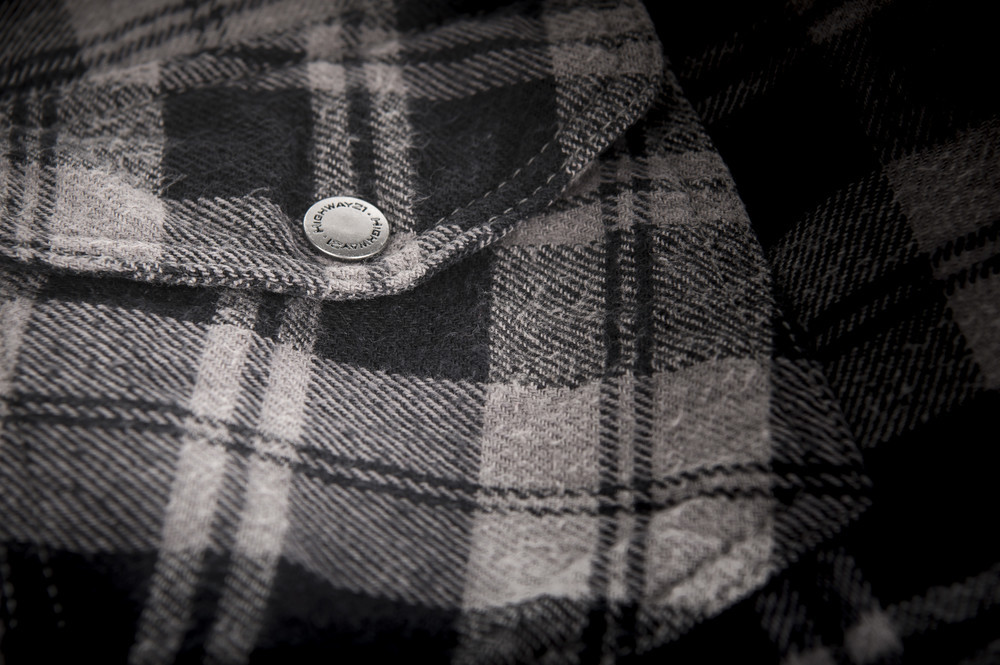 Highway 21 Marksman Riding Flannel Black Grey