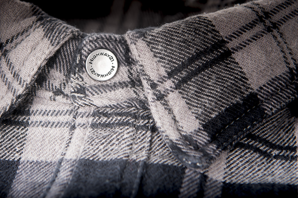 Highway 21 Marksman Riding Flannel Black Grey