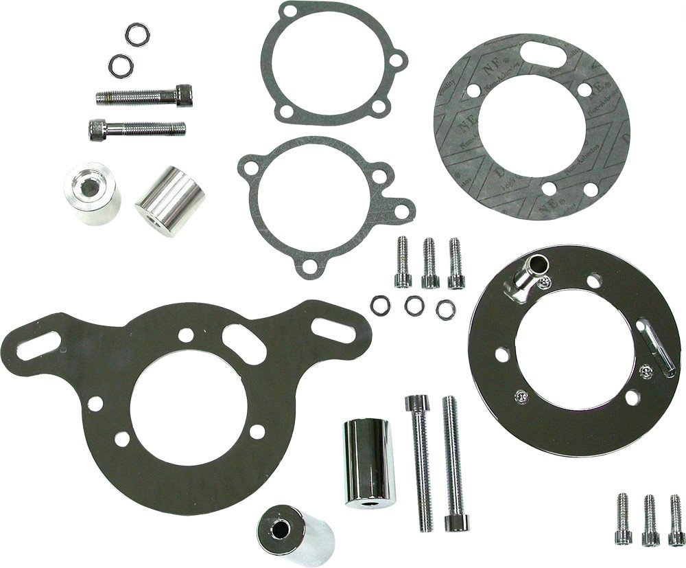 Harddrive Chrome Aircleaner Adapter S&S To Cv - 120284