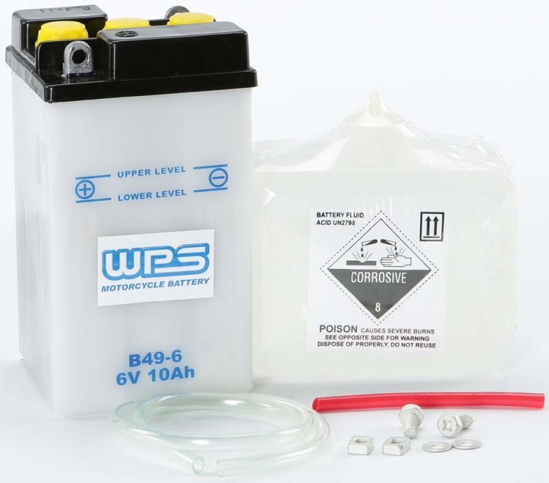 Wps Battery W/Acid B49-6 - B49-6