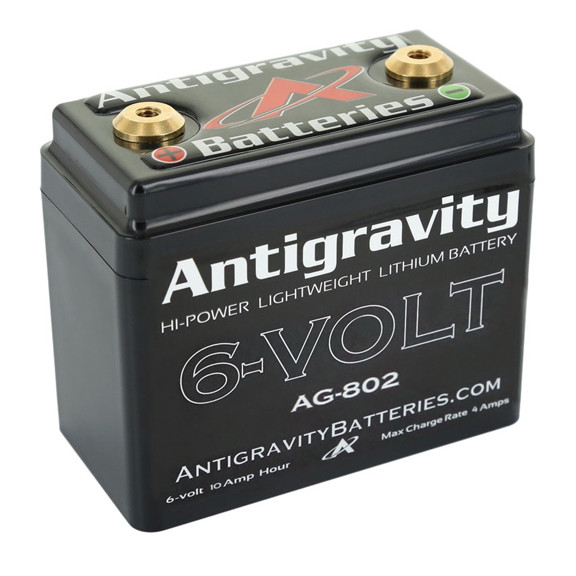 Antigravity 6-VOLT Lithium Battery AG-802 120CA CTR Terminal