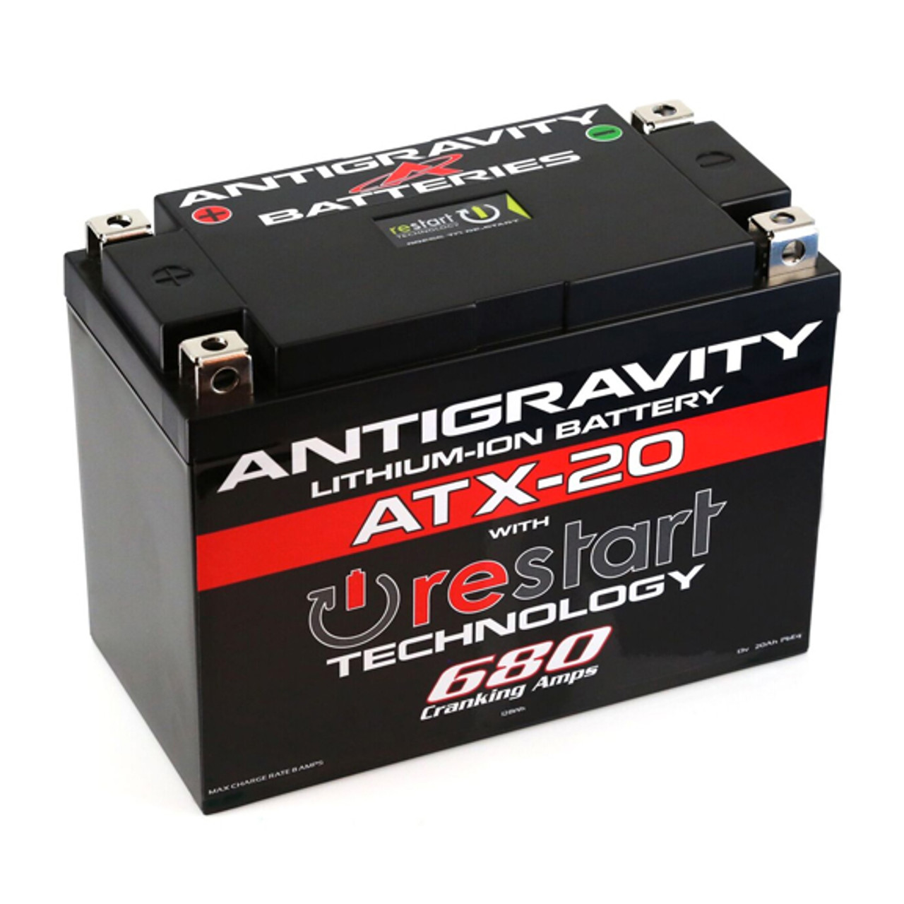 Antigravity Re-Start Lithium Battery ATX-20 680CA 4 Terminal - Speed Addicts