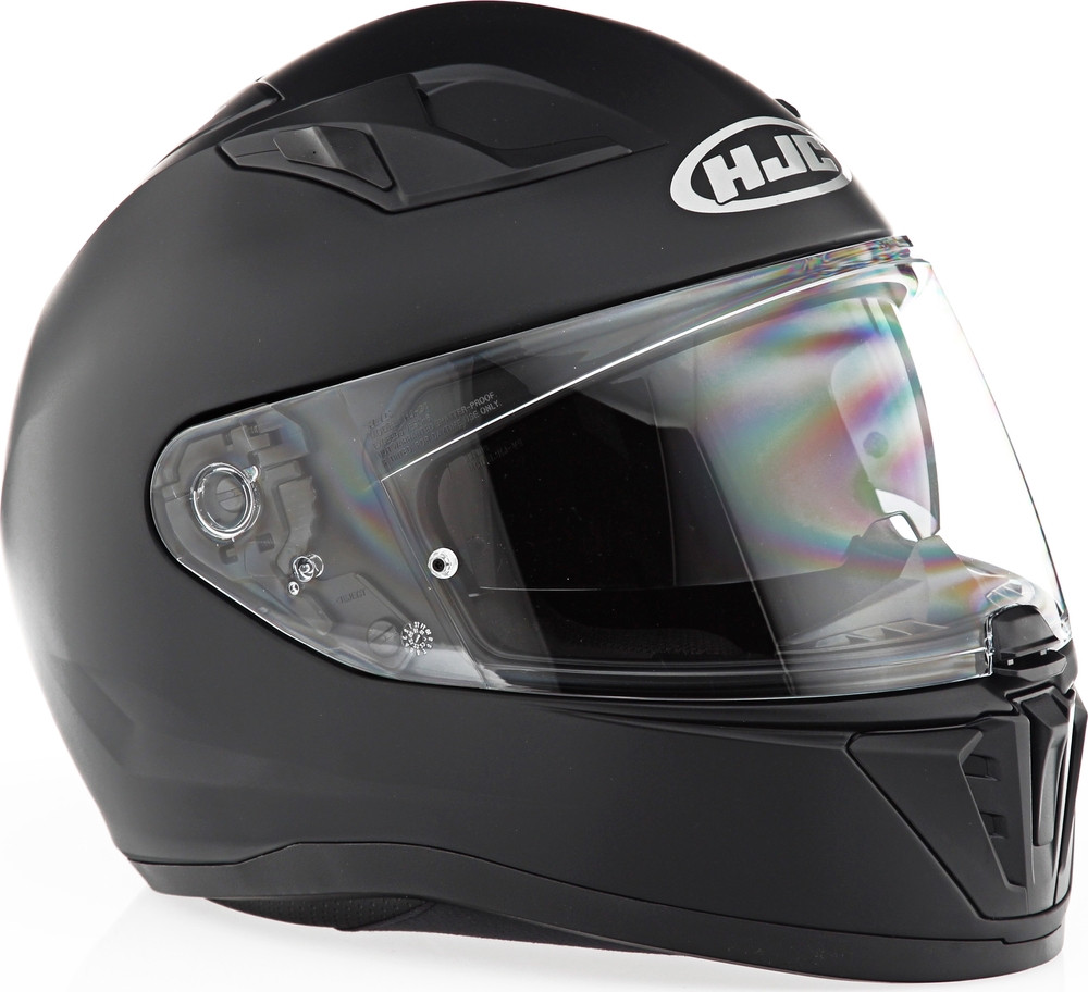 HJC i70 Solid Matte Black Helmet Speed Addicts