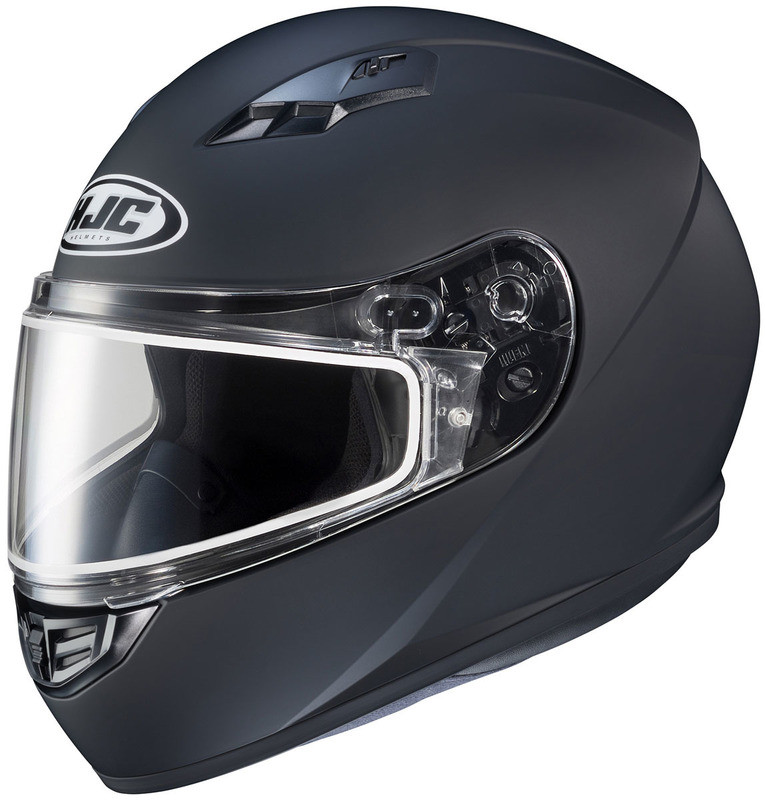 HJC CS-R3 Snow (Dual Lens) Solid Matte Black Helmet