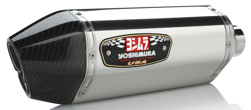 Yoshimura Street R-77D Slip-On Exhaust Ss-Ss-Cf - 1160023520
