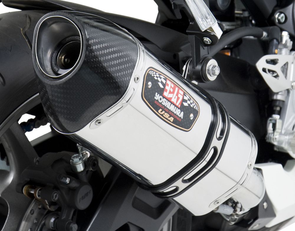 Yoshimura Street R-77 Slip-On Exhaust Ss-Ss-Cf - 1160020520