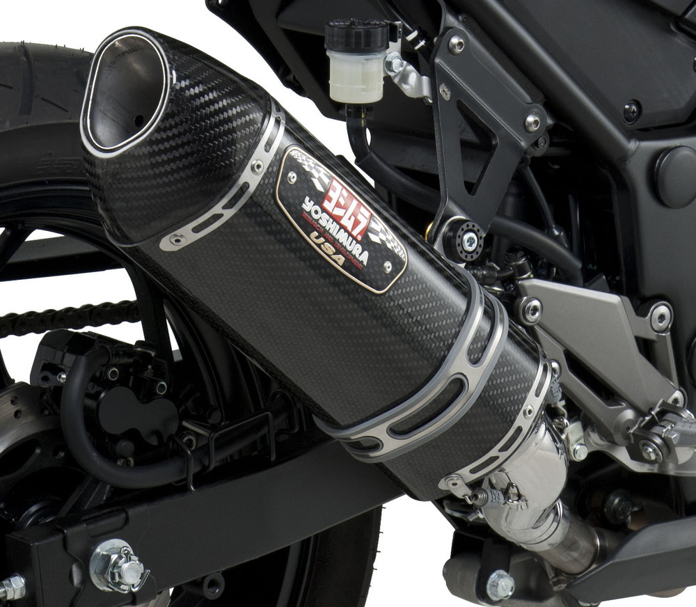 Yoshimura Street R-77 Slip-On Exhaust Ss-Cf-Cf - 147002J220