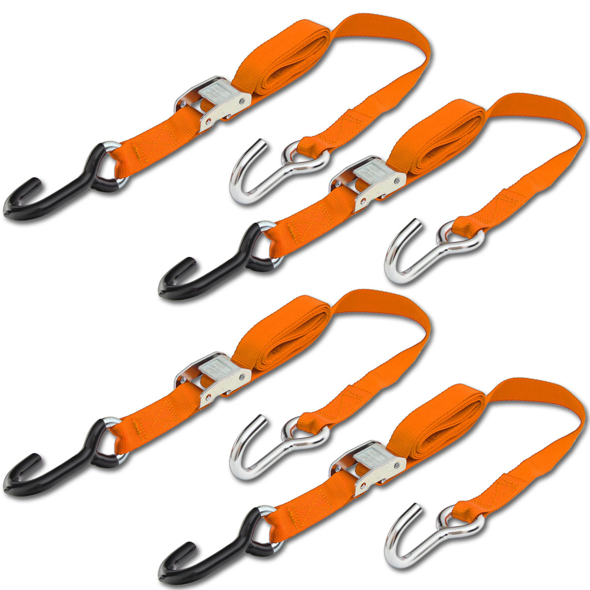 Progrip Powersports Motorcycle Tie Down Straps Lab Tested (4 Pack)