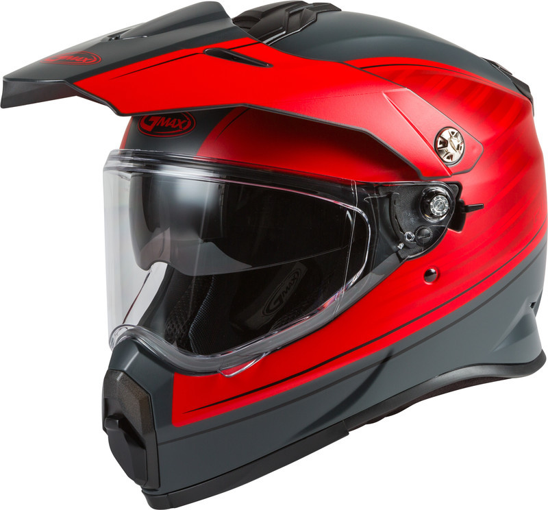 Gmax AT-21 Adventure Raley Helmet Matte Red