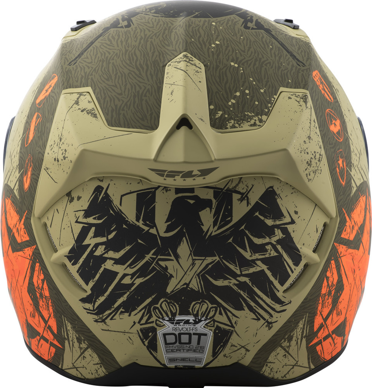 Fly Racing Revolt FS Liberator Helmet Matte Brown