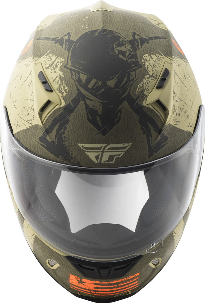 Fly Racing Revolt FS Liberator Helmet Matte Brown