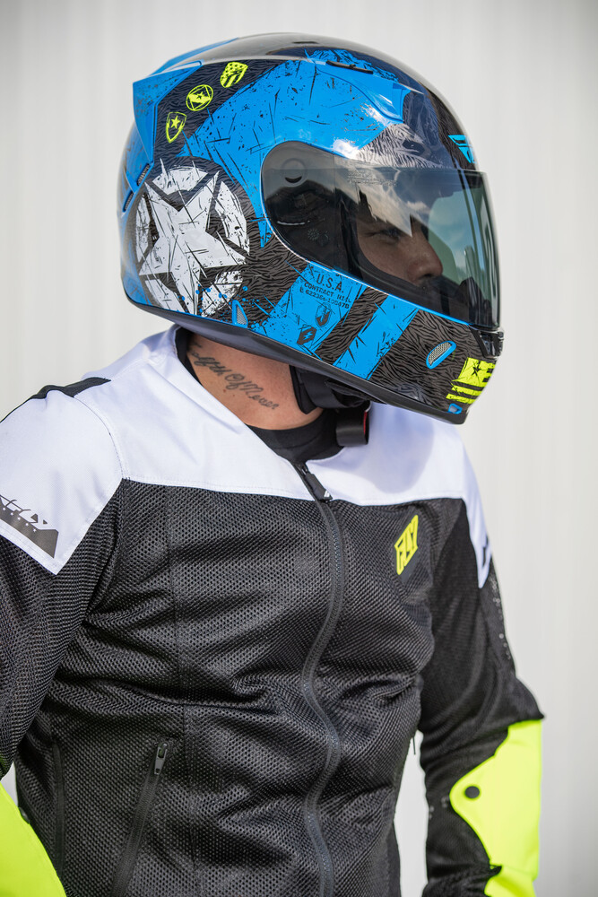 Fly Racing Revolt FS Liberator Helmet Gloss Blue