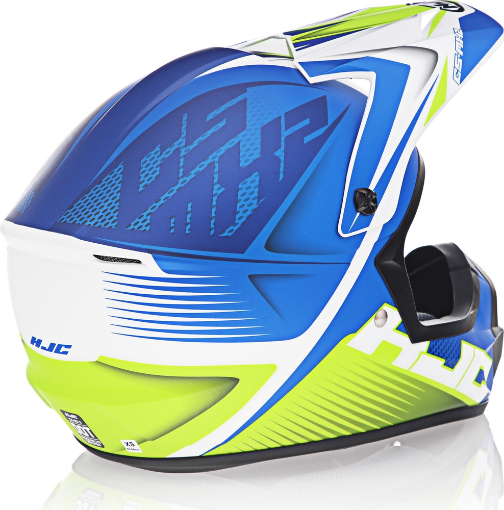 HJC CS-MX 2 Ellusion Blue Hi-Viz Helmet