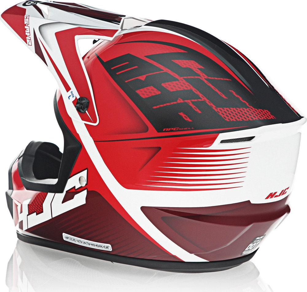 HJC CS-MX 2 Ellusion Red White Helmet